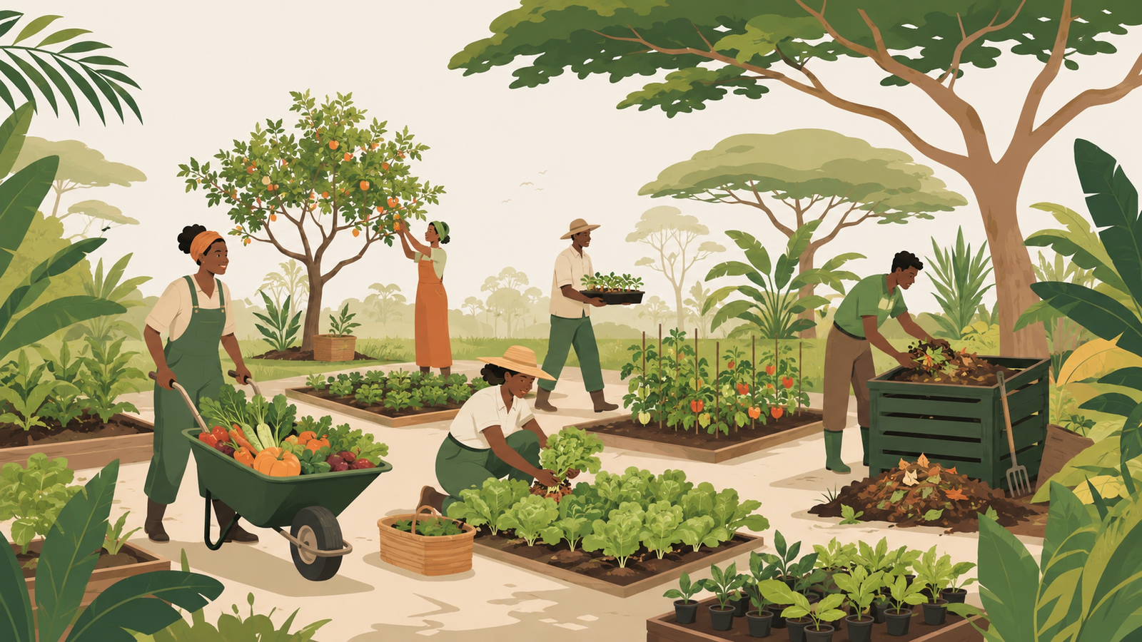 Jardin agroécologique